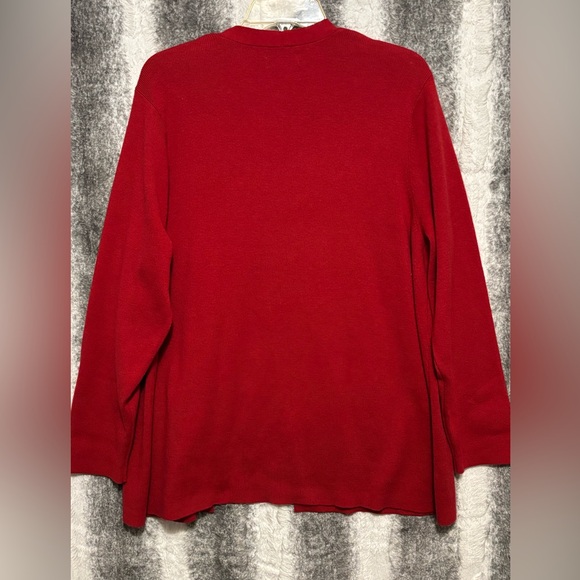 Croft & Barrow Classic Red Cardigan size XL - Picture 4 of 8